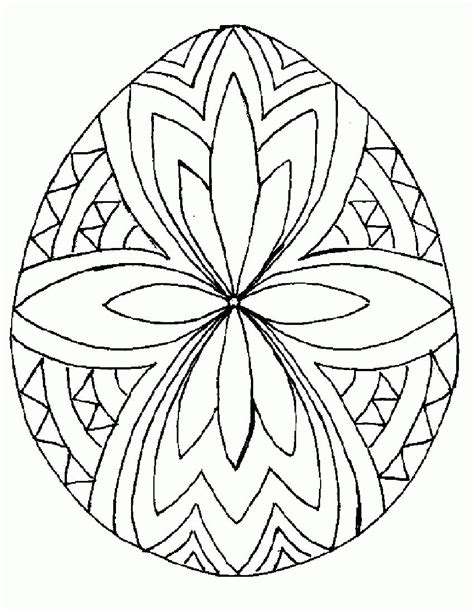 detailed easter egg coloring pages coloring home