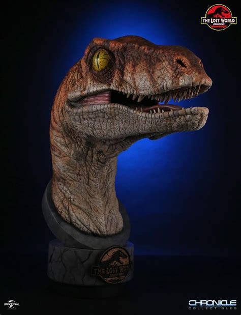 The Lost World Jurassic Park Male 1 1 Raptor Bust By