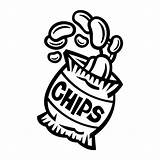 Chips Bag Potato Clipart Drawing Vector Chip Fish Template Clip Cartoon Paintingvalley Food Templates Explore Elements Vecteezy Webstockreview Kevenodes Rating sketch template