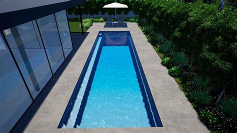 brampton lap pool 12 1m x 3 5m melbourne fibreglass pools