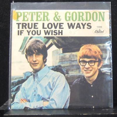 peter gordon true love ways     vg  vinyl