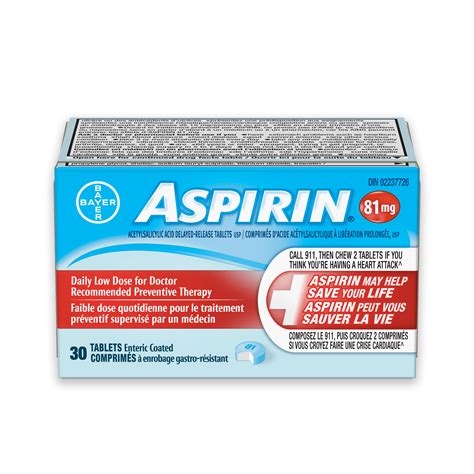 aspirin mg enteric coated aspirin canada