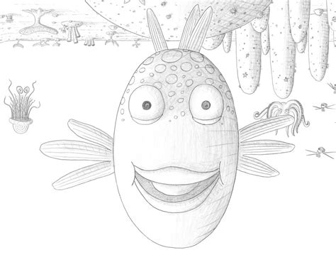 kissing fish coloring pages bubakidscom