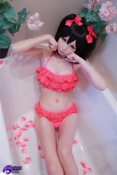 Nico Yazawa From Love Live Swimsuit Cosplay By Hidori