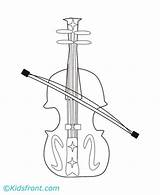 Coloring Pages Violin Colouring Printable Adi Color sketch template