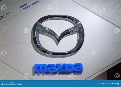 mazda logo editorial stock image image  autocar fancy