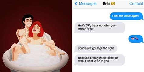 This Is What It Would Look Like If Disney Couples Sexted Each Other