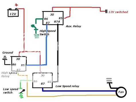 speed cooling fan wiring diagram  speed fan wiring diagram     compact cool