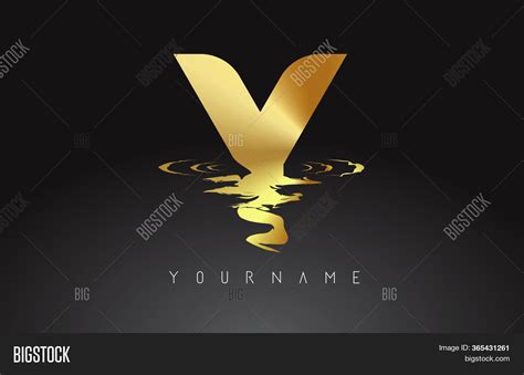 golden y letter logo vector and photo free trial bigstock