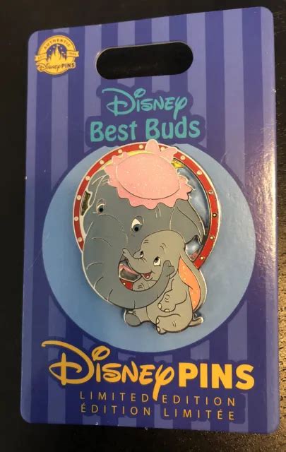 disney  buds  limited edition pin disneyland dumbo  jumbo