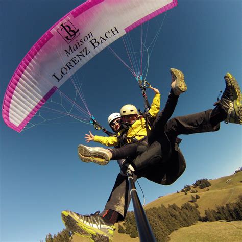 tandem flight paragliding gstaad switzerland