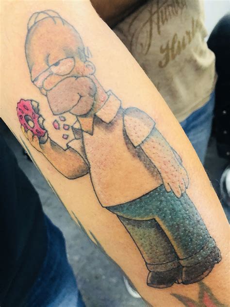 Homero Homer Simpson Tattoo Simpsons Tattoo Epic Tattoo Homer Simpson