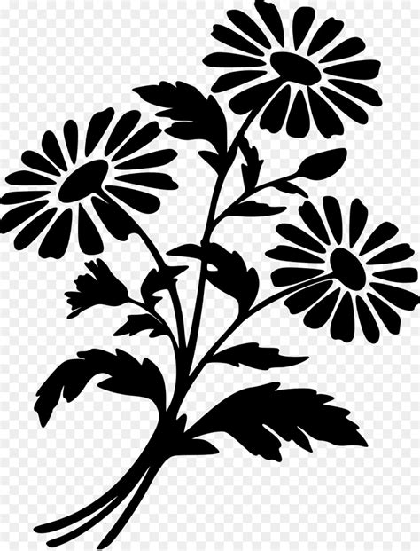 silhouette   flower   silhouette   flower png