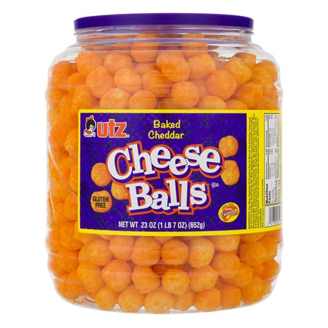 utz cheese balls cheddar  oz barrel walmartcom