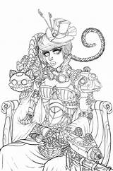 Coloring Chesire Cheshire Fairy Ups Rasta Punk Call Visiter Chauve Dessins Souris Adultes Gemerkt sketch template