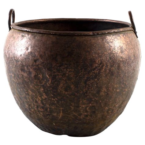 vintage hammered copper water pot  stdibs