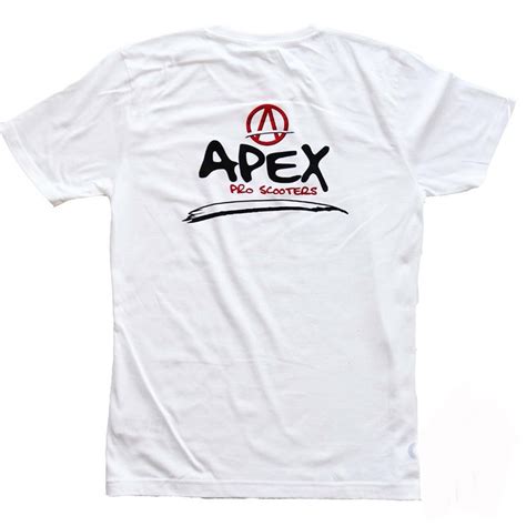 Apex White Logo T Shirt Uk