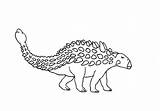 Ankylosaurus Draw Step Drawing Dinosaur Easy Easyanimals2draw sketch template