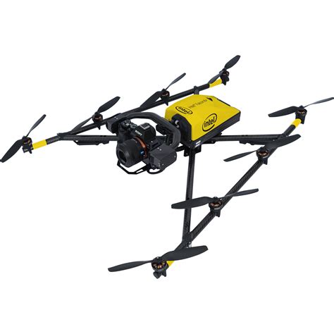 intel falcon  octocopter drone bundle fp rtf bh photo video