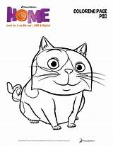 Coloring Movie Pig Pages Dreamworks Color Tip Oh Sheets Alone Printable Animation Kids Colouring Must Pet Way Theflyingcouponer Characters Activity sketch template