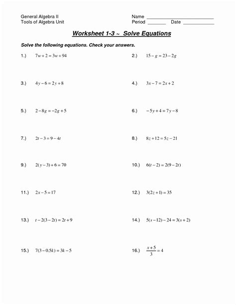 solving literal equations worksheet chessmuseum template library