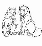 Pups Wolves Scribblefun sketch template