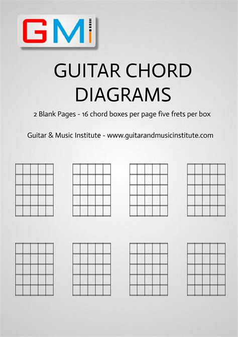 guitar chord boxes blank etsy uk sheet  book guitar chords