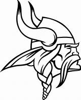Vikings Minnesota Mascot sketch template