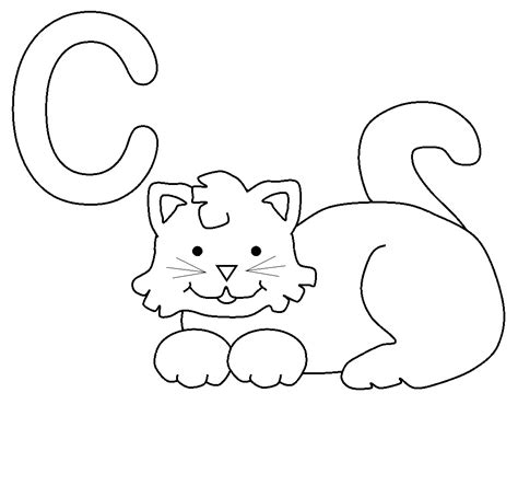 cat coloring page  kids photo animal place
