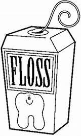Floss Clip sketch template