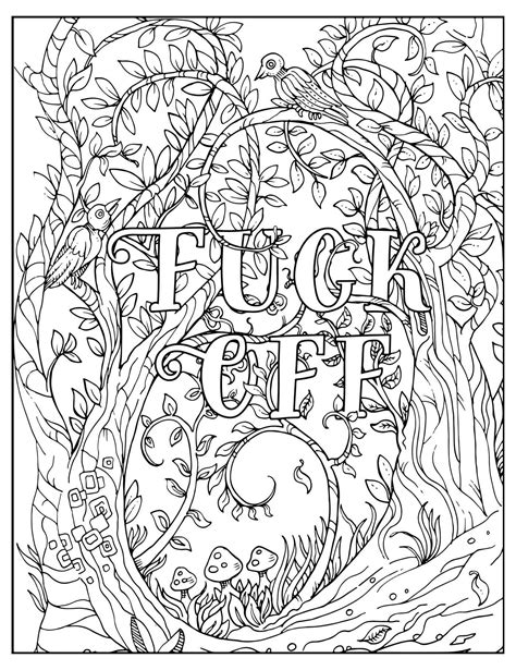 swearing coloring pages  getdrawings