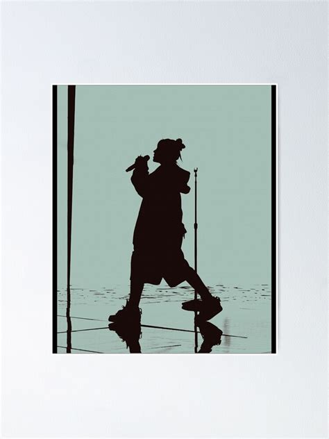 billie eilish silhouette poster  sale  vintalogystore redbubble