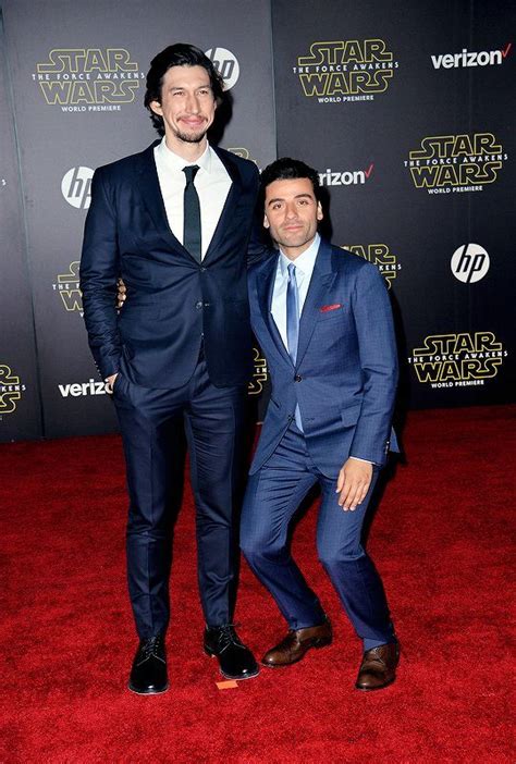 Time Traveller Adam Driver And Oscar Isaac At “the Force Awakens”