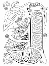Coloring Celtic Dover sketch template