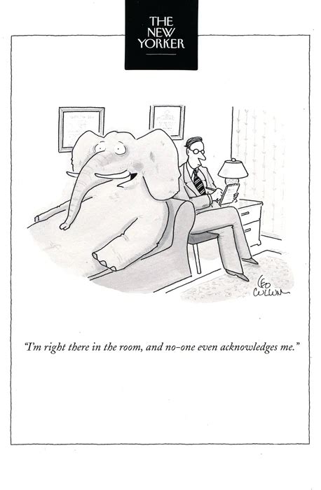 Elephant In The Room Funny Cartoons Funny Greeting Cards Funny