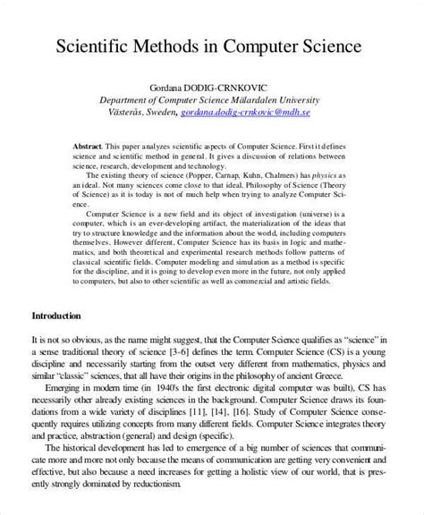 scientific method paper  materials  methods scientific