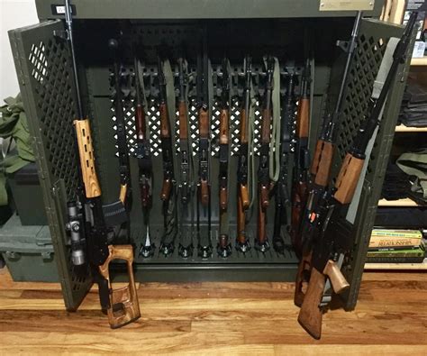 army weapons lockerfilled  aks rak