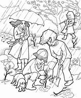 Toamna Colorat Planse Agua Desene Garden Lluvia Imagini Copii Outono Copaci Boys Planteaza Educative Noiembrie Supercoloring Rain Pentru Trabajando Anotimpul sketch template