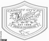Cardiff Emblem Fc City sketch template