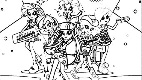 pony equestria girls coloring pages coloring home