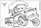 Mater Coloring Pages Cars Getcolorings Coloriage Print Printable sketch template