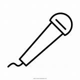 Microphone Sheet Template Coloring Vecteezy Icon Vector Line sketch template