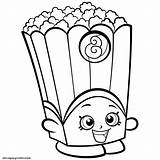 Popcorn Box Drawing Coloring Pages Shopkins Clipartmag Corn Poppy Printable sketch template