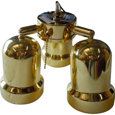 Shop 3 Light Polished Brass Ceiling Fan Light Kit Free