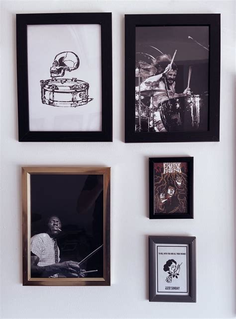 small part   picture wall   london drum studio  drum