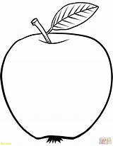 Apple Logo Coloring Getdrawings Pages sketch template