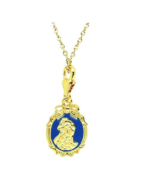 disney couture beauty   beast belle princess charm  necklace quirky fashion