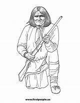 Geronimo sketch template