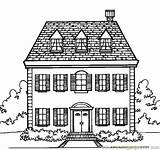 Coloring Printable Houses Pages Cottage House Color Architecture Doll Kids Colouring Coloringpages101 Book Maison Sheets Homes Patterns Dessin Cottages 556px sketch template