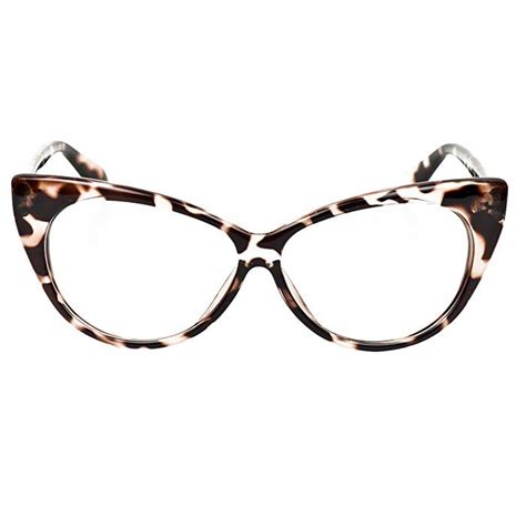 ib ip womens cateye clear lense eyeglasses leopard sun glasses en 2019 lentes mujer gafas